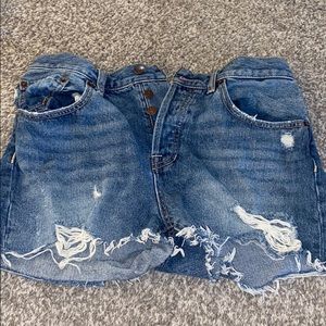 Free people WORN ONCE shorts
